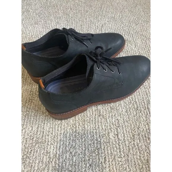 Cole Haan Feathercraft black Oxford men’s shoes size 9M preppy career classic