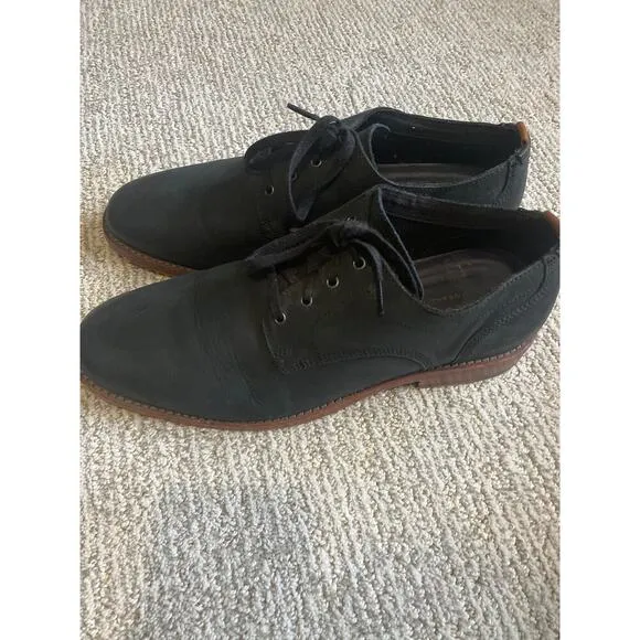 Cole Haan Feathercraft black Oxford men’s shoes size 9M preppy career classic