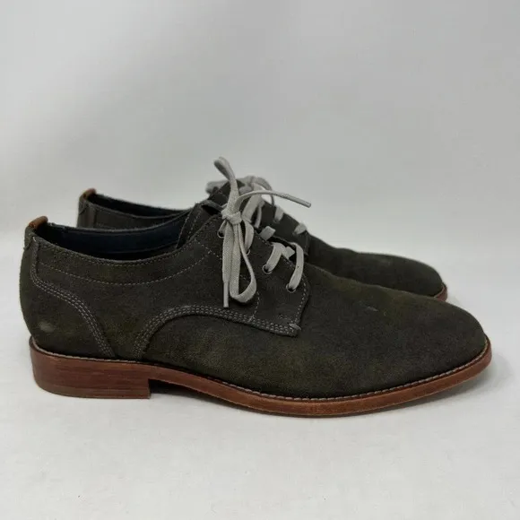Cole Haan Feathercraft Grand Blucher Oxford Shoe Gray Lace Up Men’s Size 9.5M