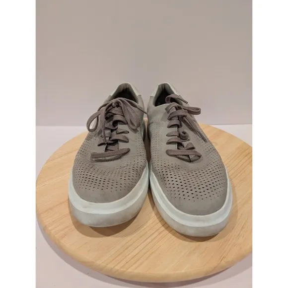 Cole Haan GrandPro Rally Laser Cut Casual Sneakers Mens 11.5 M Nubuck Suede Gray