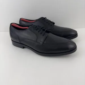 Cole Haan lace up black leather oxfords