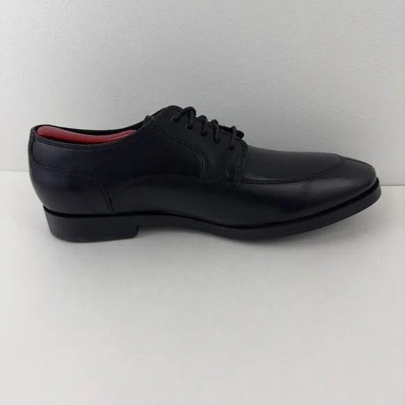 Cole Haan lace up black leather oxfords