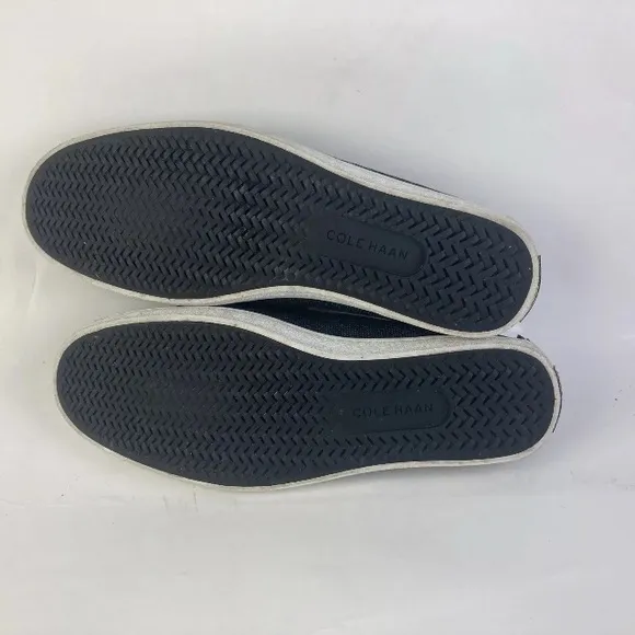Cole Haan Men 10.5 Maine Classic Pinch Canvas Penny Loafer Slip On Black