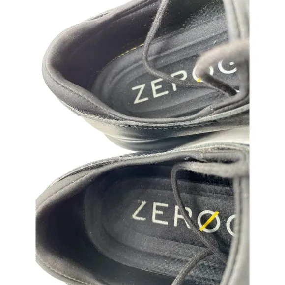 Cole Haan Men's 2.ZeroGrand Black Leather Laser Cut Oxfords Sz 11.5M (C23832)