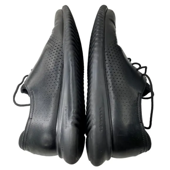 Cole Haan Men's 2.ZeroGrand Black Leather Laser Cut Oxfords Sz 11.5M (C23832)