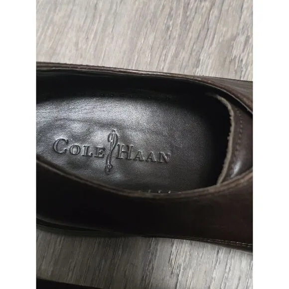 Cole Haan Men's Brown Leather‎ Oxfords Size 10.5M