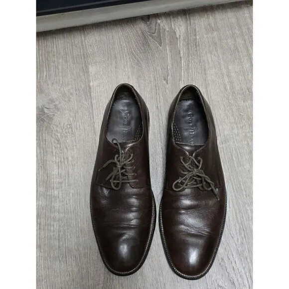 Cole Haan Men's Brown Leather‎ Oxfords Size 10.5M