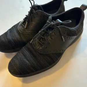Cole Haan Men’s Mixed Media Black Oxford Dress Shoes
