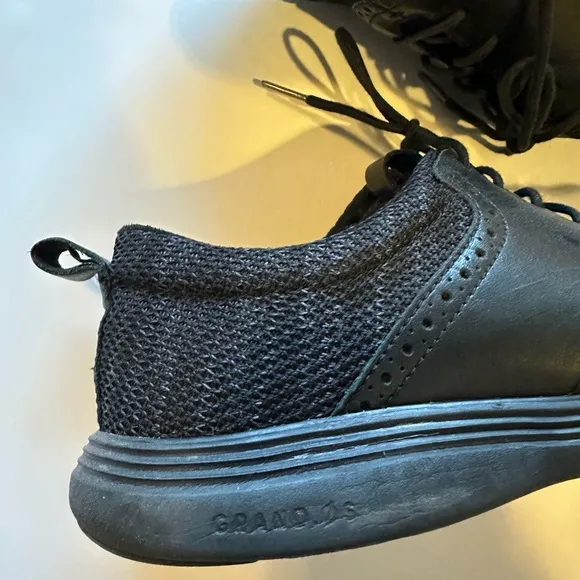 Cole Haan Men’s Mixed Media Black Oxford Dress Shoes
