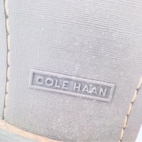 COLE HAAN Men's Ogden Stitch Chukka Boots Brown Suede Leather Laces Oxfords