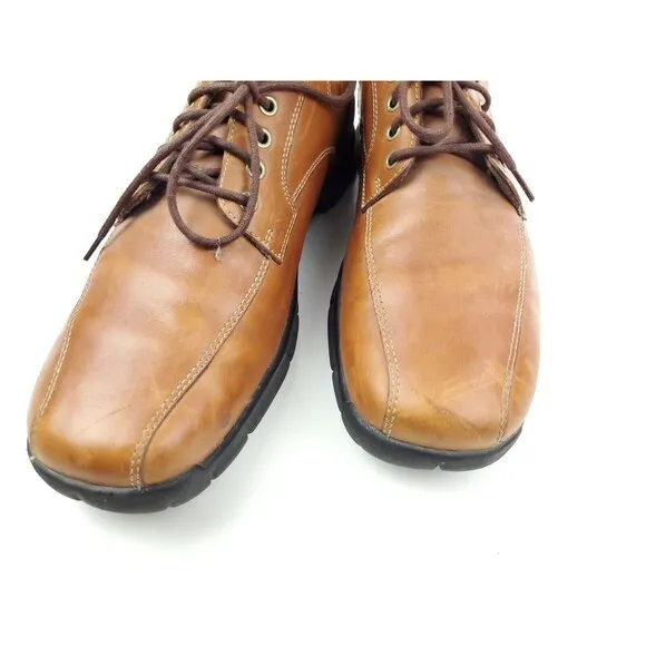 Cole Haan Mens Size 10 M Brown Lace Up Leather Oxfords NikeAir Sneakers