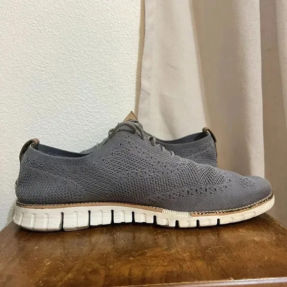 Cole Haan Mens Sz 11.5 M 2.ZERØGRAND Oxford Dress Shoe Stitchlite Blue NO INSOLE
