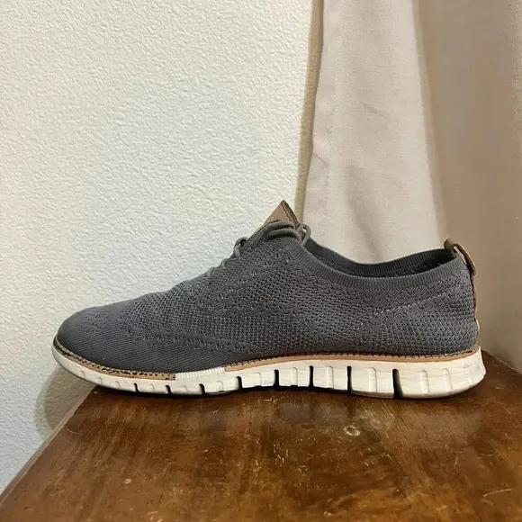 Cole Haan Mens Sz 11.5 M 2.ZERØGRAND Oxford Dress Shoe Stitchlite Blue NO INSOLE