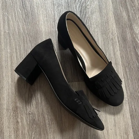 Cole Haan Signature Women’s Suede Mabel Grand Pump in Black Business casual 9B