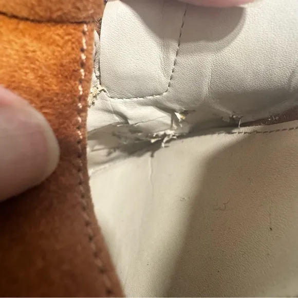 Cole Haan Vicky Tan Suede Leather Booties Size 8