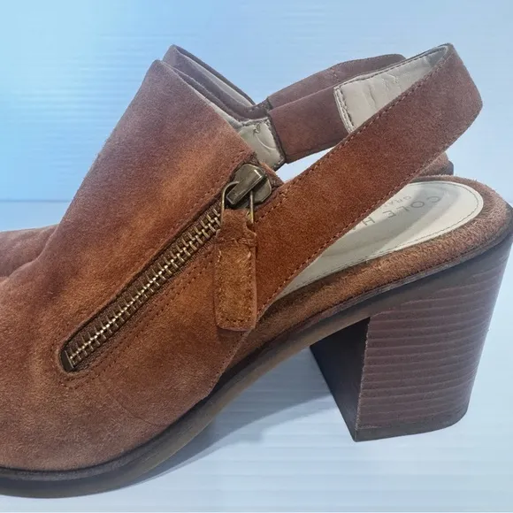 Cole Haan Vicky Tan Suede Leather Booties Size 8