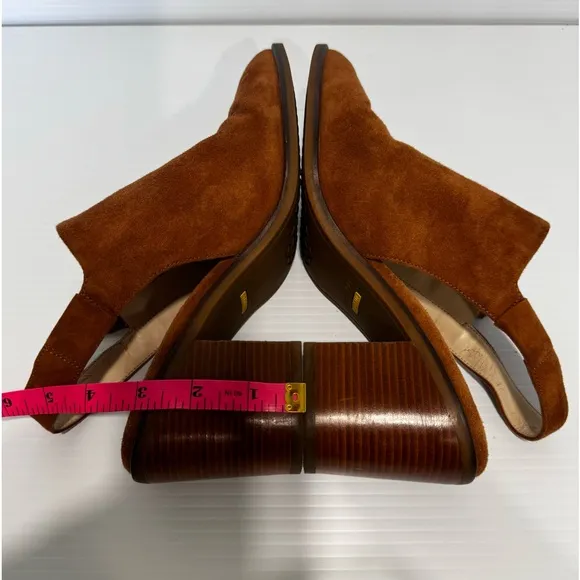 Cole Haan Vicky Tan Suede Leather Booties Size 8
