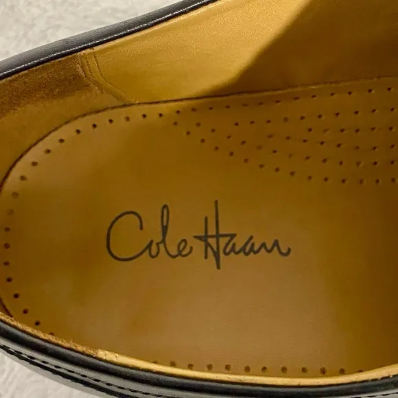 Cole Haan Warren Apron Black Leather Oxfords Men’s Size 13M