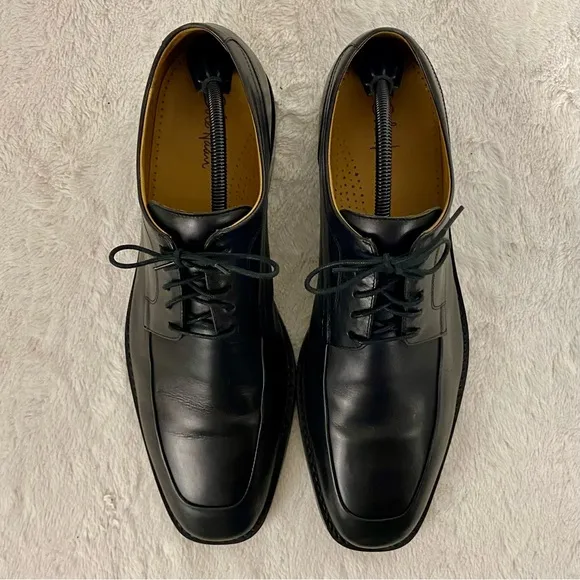 Cole Haan Warren Apron Black Leather Oxfords Men’s Size 13M