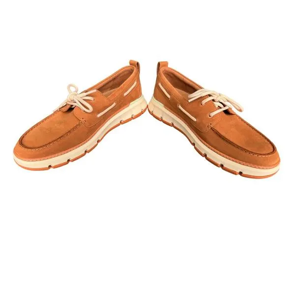 Cole Haan Zerogrand Regatta Boat shoe, Womens size 9, Tan, NWOT