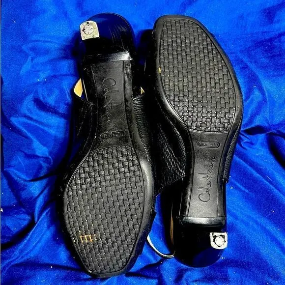 Cole Haan - Sling Back - Open Toe- Black Pumps