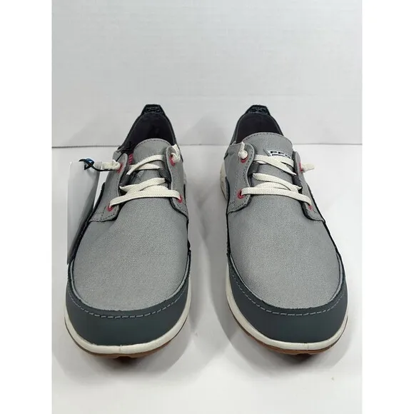 Columbia Men's PFG Bahama Vent Loco Relaxed Boat Shoes Grey Steel, Size 9 NEW
