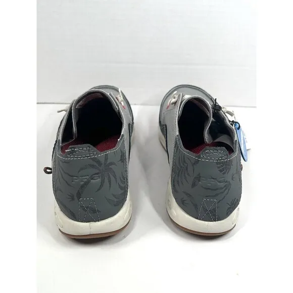 Columbia Men's PFG Bahama Vent Loco Relaxed Boat Shoes Grey Steel, Size 9 NEW