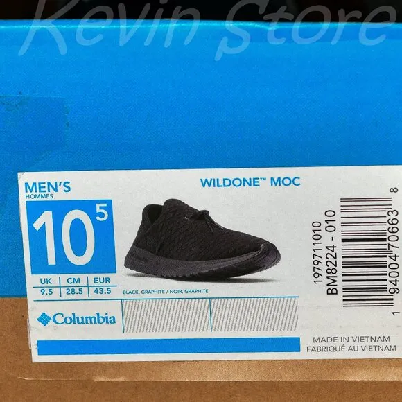 Columbia Wildone Moc Sneakers for Men Offers Cushioned Footbed, Flexible Outsole