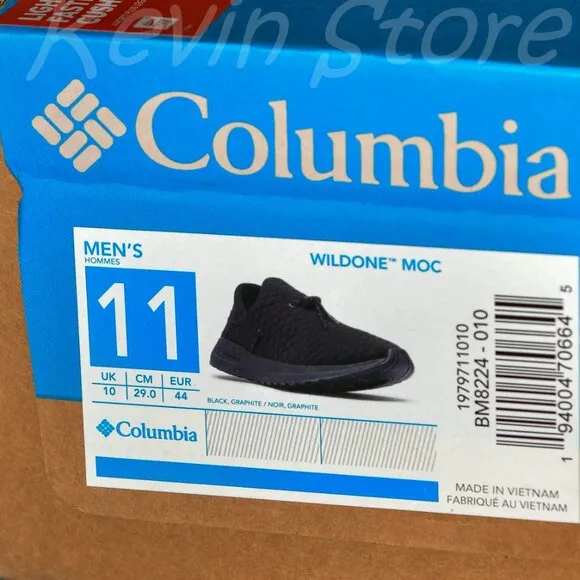Columbia Wildone Moc Sneakers for Men Offers Cushioned Footbed, Flexible Outsole