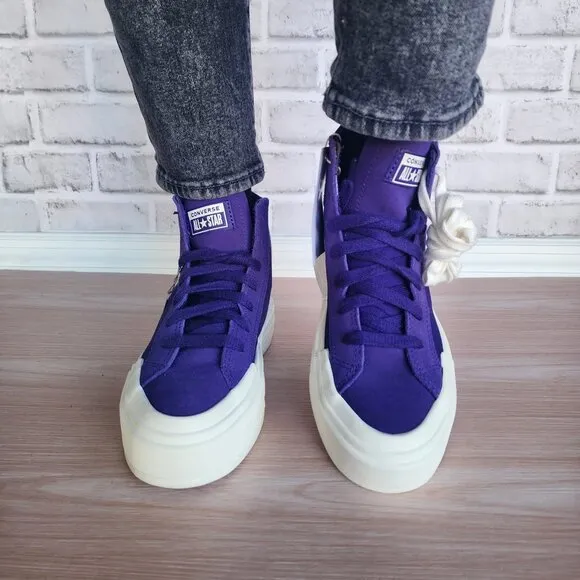 ⭐Converse Chuck Taylor All Star Cruise Sz 9 Women Shoes Purple Sneakers A10238C