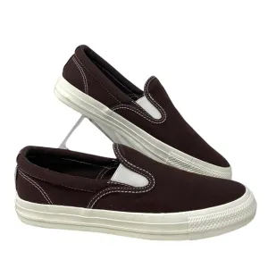 Converse Classic Slip On Low Top Canvas Brown Women's Sneakers Custom 171852C-BR