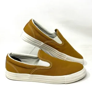 Converse Ctas Slip On Low Beige Brown Canvas Men’s Sneakers Custom 171852C-BrW