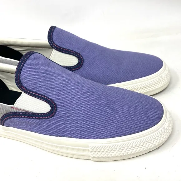 Converse Ctas Slip On Low Canvas Violet Women's Sneakers Custom 171852C-VTGRWT