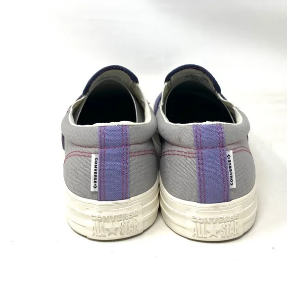 Converse Ctas Slip On Low Canvas Violet Women's Sneakers Custom 171852C-VTGRWT