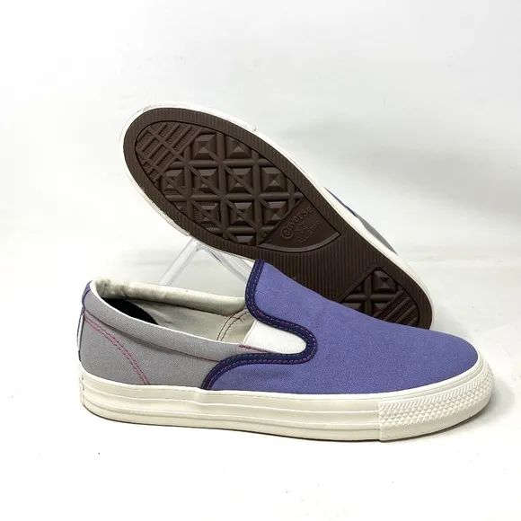 Converse Ctas Slip On Low Canvas Violet Women's Sneakers Custom 171852C-VTGRWT