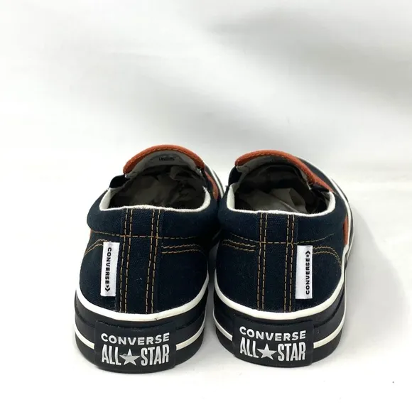 Converse Ctas Slip On Low Top Canvas Black Women Sneakers Custom 171852C-BLKORG