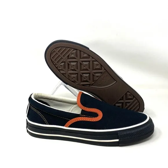 Converse Ctas Slip On Low Top Canvas Black Women Sneakers Custom 171852C-BLKORG