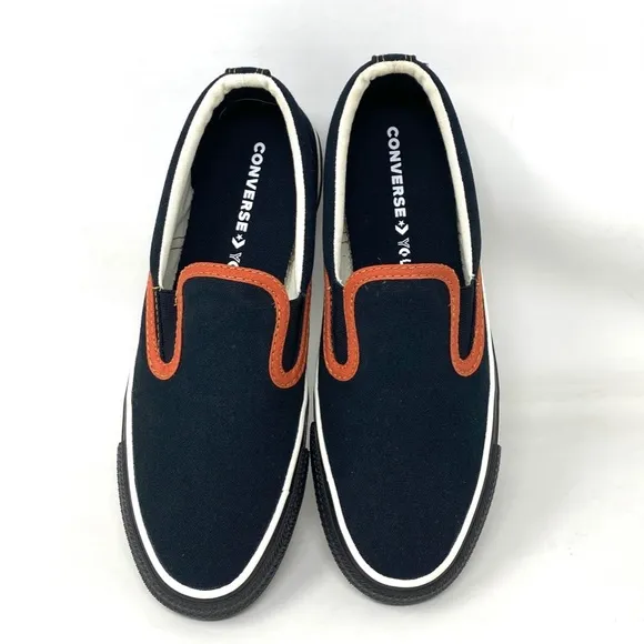 Converse Ctas Slip On Low Top Canvas Black Women Sneakers Custom 171852C-BLKORG
