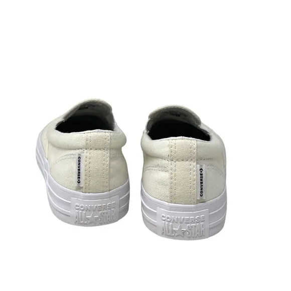 Converse Ctas Slip On Low Top Canvas White Women's Sneakers Custom 171852C-WHT