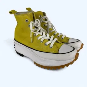Converse Run Star Hike Hi Shoes Sneakers Bitter Lemon A01365C M sz 6.5, W sz 8