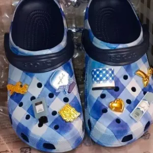 COPY - Bath &amp; Body Works x Crocs Women's Gingham Clog Blue Size 7 Special Editi…