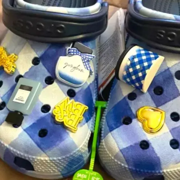 COPY - Bath &amp; Body Works x Crocs Women's Gingham Clog Blue Size 7 Special Editi…