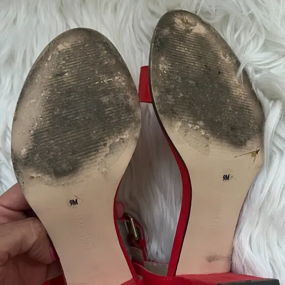 Coral Block Heel