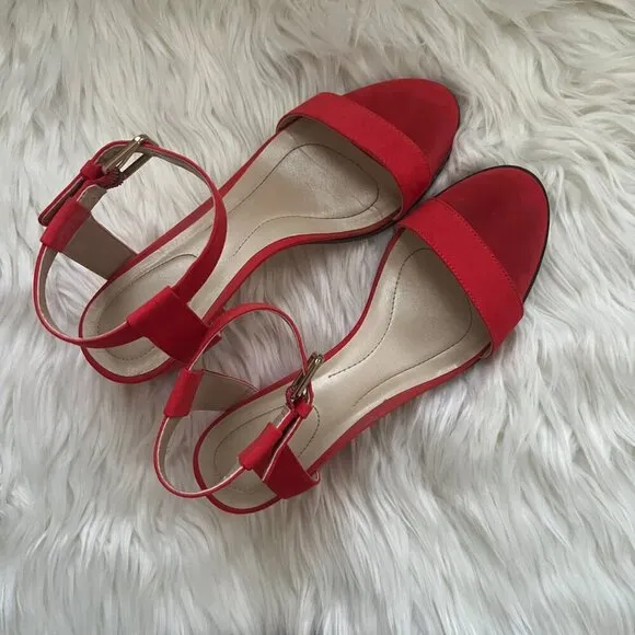 Coral Block Heel