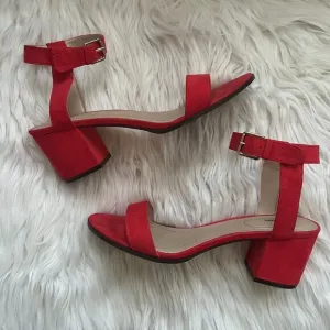 Coral Block Heel
