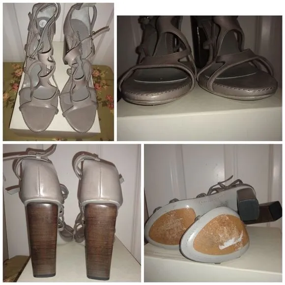 Costume National strappy cage heels made in Italy sz 11