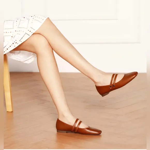 C.Paravano Women's Mary Jane Flats #568, 569