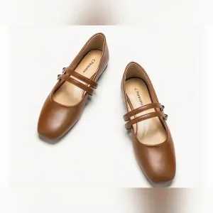 C.Paravano Women's Mary Jane Flats #568, 569