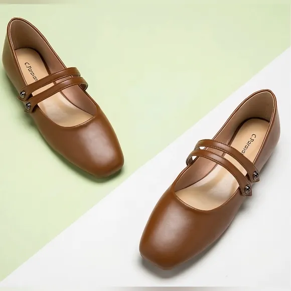 C.Paravano Women's Mary Jane Flats #568, 569
