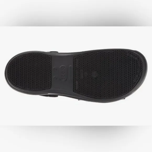 Crocs Bistro Graphic Work Big Fish Black And White Clogs Size 15M